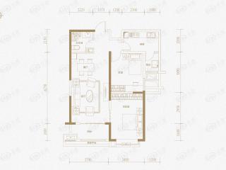 坤泽10里城I户型户型图