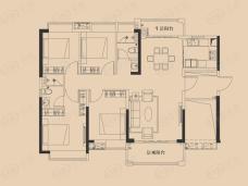 合锦嘉泓·天宇广场4室2厅2卫户型图