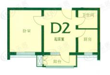 御景双苑D2户型户型图