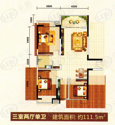 镇巴县顺通城市之光户型介绍 户型面积83.12~132.18㎡