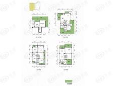 广州富力泉天下S户型别墅户型图