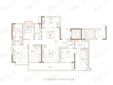 越秀·明珠天悦江湾178平层户型户型图