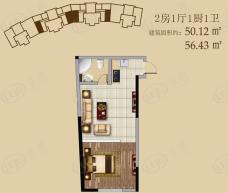 中惠紫金城3室2厅3卫户型图