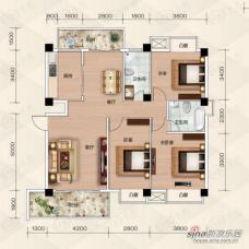 浩天岭都5#楼栋1单元2号房户型图