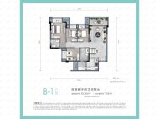 天誉林溪B-1户型户型图