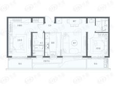 锦绣里2室2厅2卫户型图