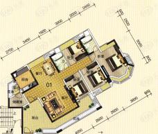 颐澳湾5室2厅2卫户型图
