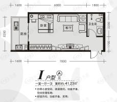 果粒城I户型户型图