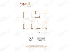 金悦·理想城3室2厅1卫户型图