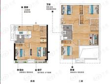 V-city万荟珑寓4室2厅2卫户型图