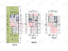 中国铁建贵安山语城联排住宅户型户型图