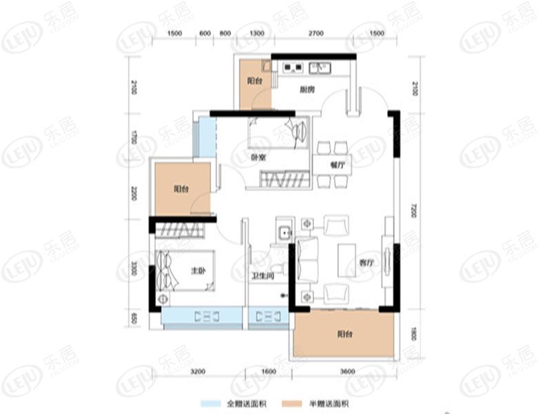 浩创达观上院住宅,商铺户型图曝光