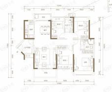 海伦堡爱ME城市43栋03户型户型图