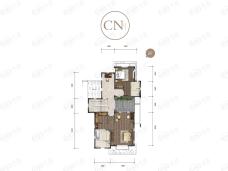 城投南信天骄观澜独栋CN-400户型图