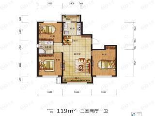 华润置地·九里芳华G2户型图