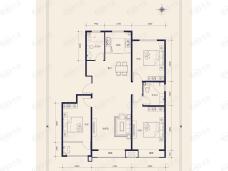 洋河左岸F1户型户型图