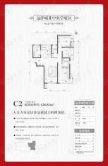 远洋城C2户型户型图