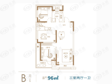 和山·步云谷B户型户型图