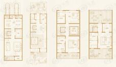 海尔产城创波尔多小镇联排中户230㎡漫山香墅户型图