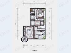 卢浮原著5室4厅5卫户型图