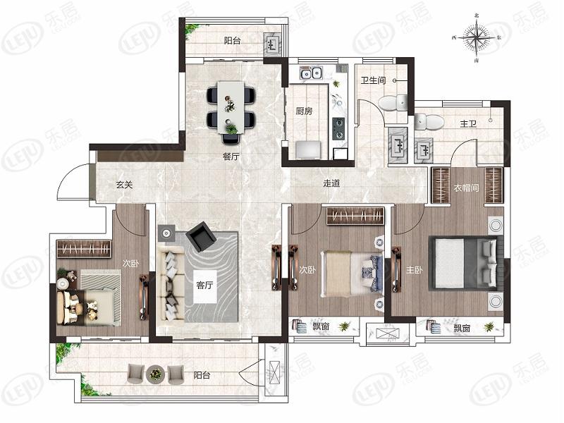 项目介绍| 宛城南阳建业·大城小院主力户型为90~130㎡