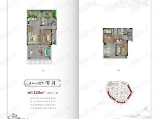 泰禾红峪120㎡三房两厅三卫户型户型图