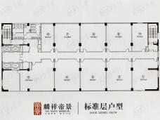 麟祥帝景写字楼标准层户型户型图