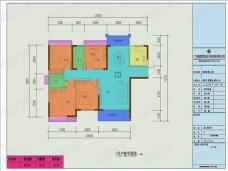 美丽家园二期3室2厅2卫户型图