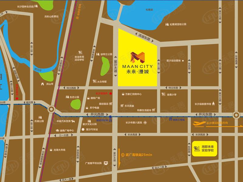长沙县长沙未来漫城最新价格来袭，约13000元/㎡，户型建面约45.45~64.19㎡