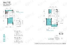 鸿威de森林·就瞰山DA复式户型户型图