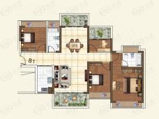 谊泰豪苑2座4座B1户型图