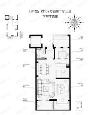 和达御观邸4室2厅3卫户型图