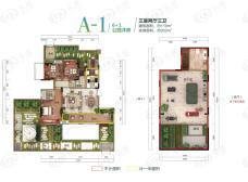 逸合山语城3室2厅3卫户型图