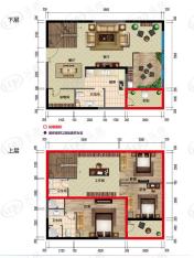 新时代广场4室2厅3卫户型图