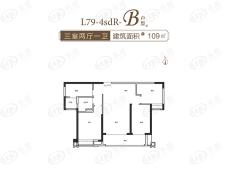 泰州恒大华府L79-4sdR-B户型户型图