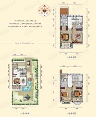 碧桂园生态城4室2厅5卫户型图