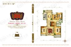 天玺香颂四室两厅两卫 174.32平户型图