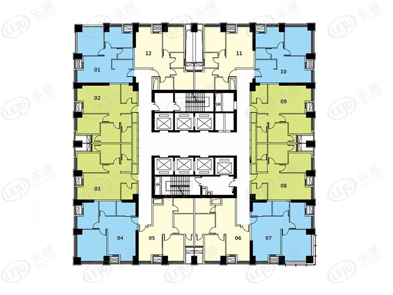 宝能城住宅,商业,公寓,写字楼,商铺户型介绍 户型面积116~1136.63㎡