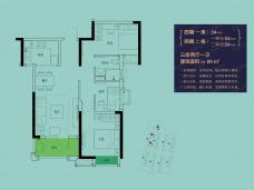 海伦春天1、2栋04号房户型户型图