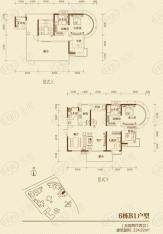 宝泰·幸福花园5室2厅4卫户型图