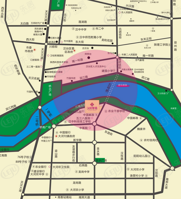 汉府紫薇住宅,公寓 户型面积73.51~124.58㎡