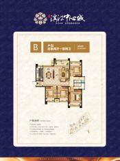 汉顺·滨江中心城4室2厅2卫户型图