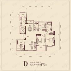 广电天韵4室2厅2卫户型图