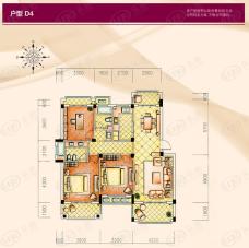 恒逸·金榈湾户型 D4户型图