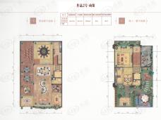 浅水湾山庄二期4室2厅2卫户型图