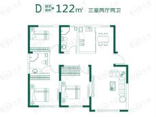 天下粮仓·璞樾里D户型户型图