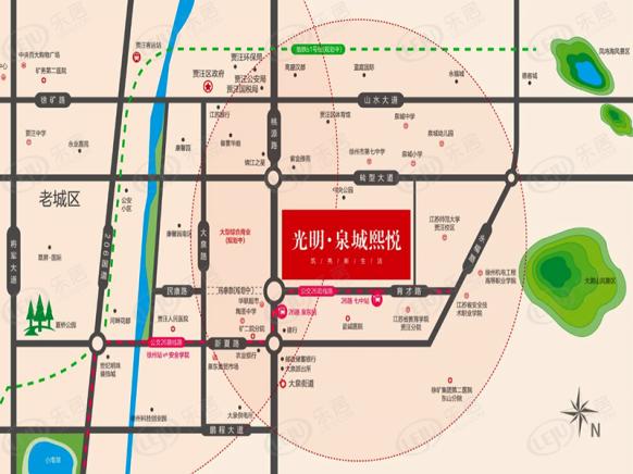 位置交通图