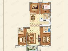 碧桂园首府4室2厅3卫户型图