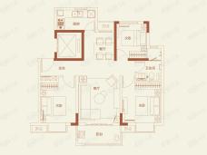 阳光城丽景湾3室2厅1卫户型图
