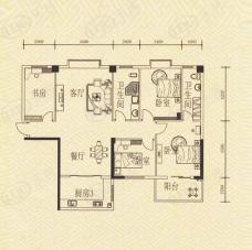 东方京城4室4厅2卫户型图